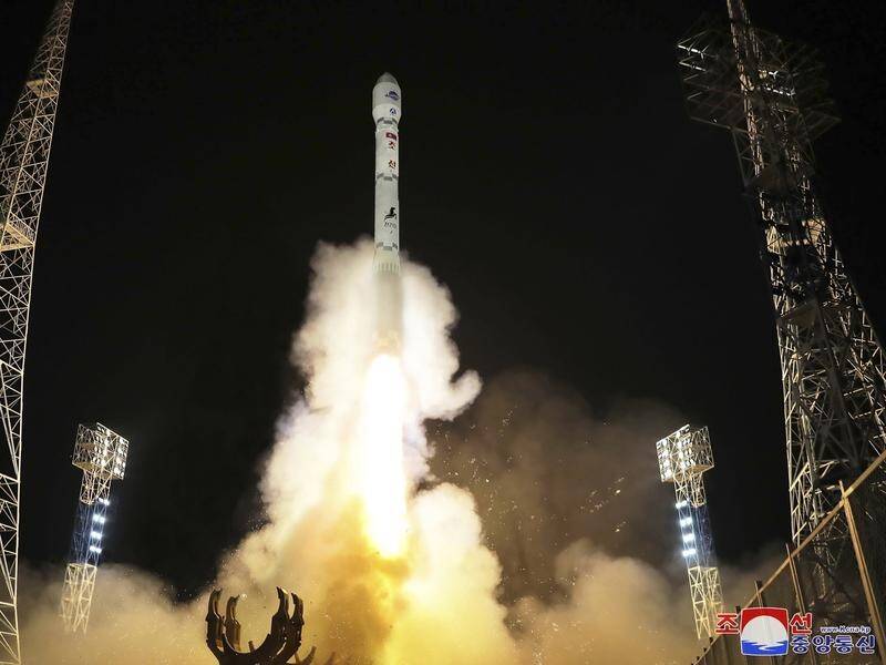 In the past year, North Korea says it successfully launched its first military spy satellite. (AP PHOTO)