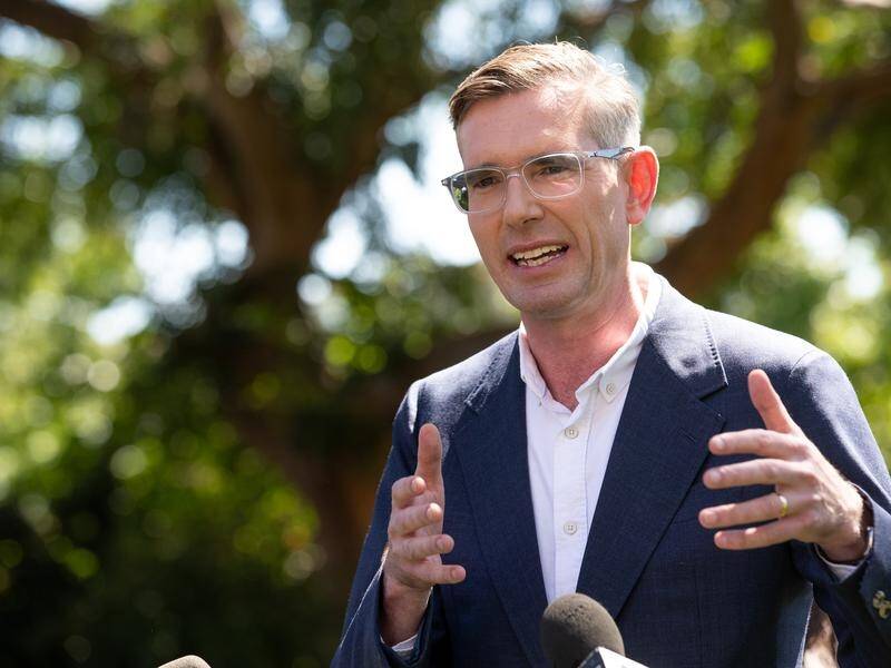 Only the coalition has a long term economic plan to take NSW forward, says Dominic Perrottet. (Edwina Pickles/AAP PHOTOS)