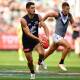 George Hewett (l) is a chance to return earlier than expected for Carlton against Collingwood. (James Ross/AAP PHOTOS)