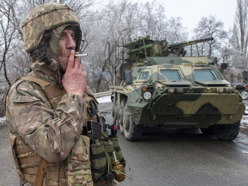 Kharkiv's governor says Ukraine's armed forces are batting Russian troops advancing on the city.
