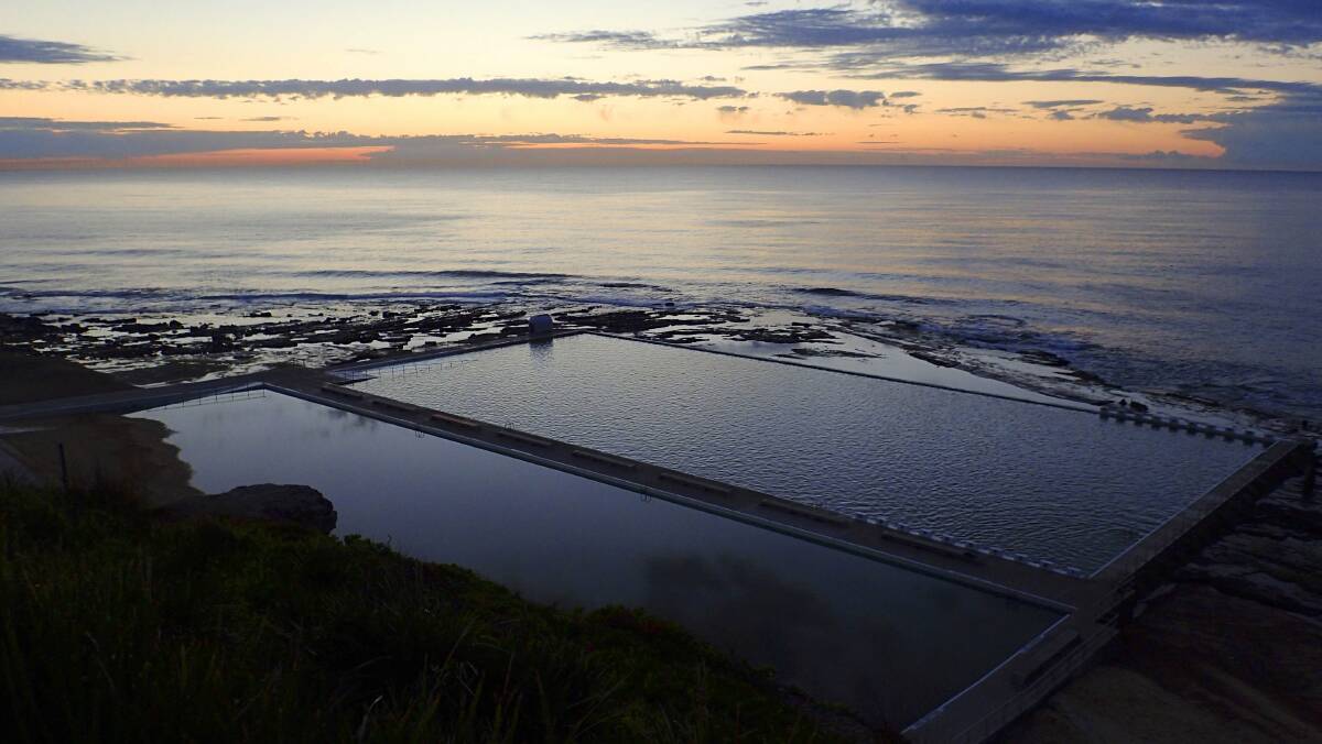 NEW DAWN: Merewether Ocean Baths have long been a point of conflict between the city's leaders and bathers. 