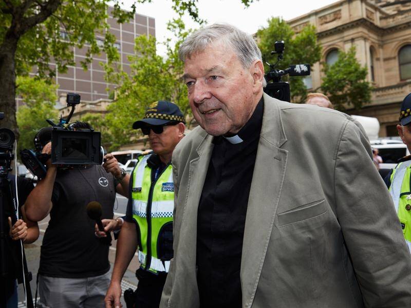Cardinal George Pell became the highest ranking Catholic to be convicted of child sexual abuse. (Erik Anderson/AAP PHOTOS)
