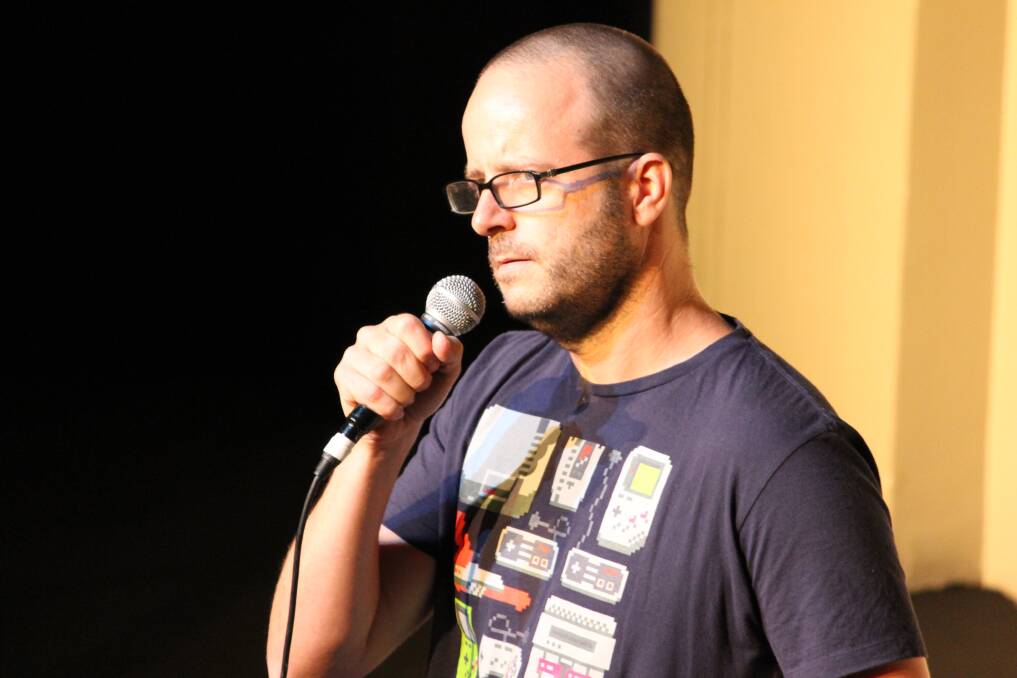 FUNNY MAN: Brock Henry was the deserved winner of the Raw Comedy heat in Newcastle. Picture: Georgina Mitchell