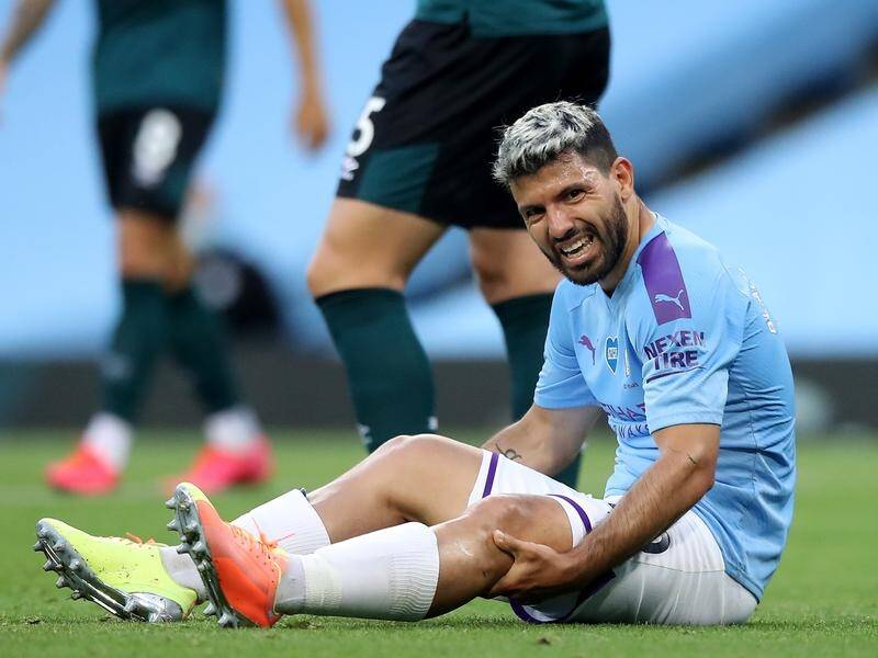 Manchester City striker Sergio Aguero will undergo surgery on his left knee on Thursday.