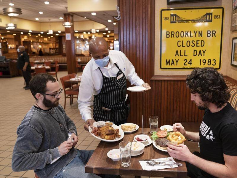 New York City Mayor Bill de Blasio says people will need proof of a jab to dine indoors.