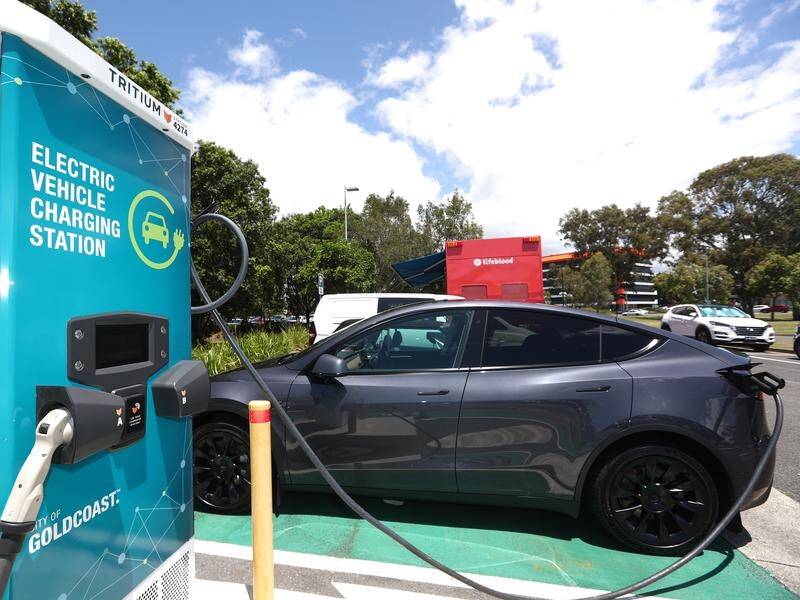 NSW is considering dropping subsidies for electric cars as Labor prepares to hand down its budget. (Jason O'BRIEN/AAP PHOTOS)