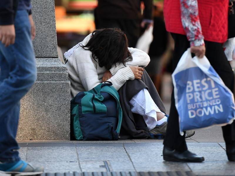 About 116,000 people in Australia are homeless, a number that is rising.