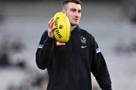 Collingwood forward Daniel McStay will miss the 2024 season after rupturing his ACL. (Joel Carrett/AAP PHOTOS)