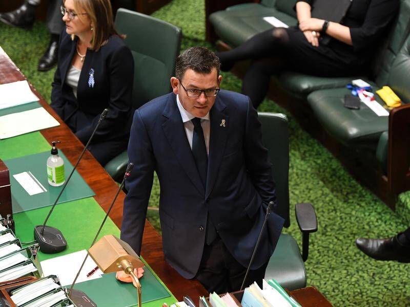 Premier Daniel Andrews callled Victorian parliament to pass a bill of emergency COVID-19 measures.