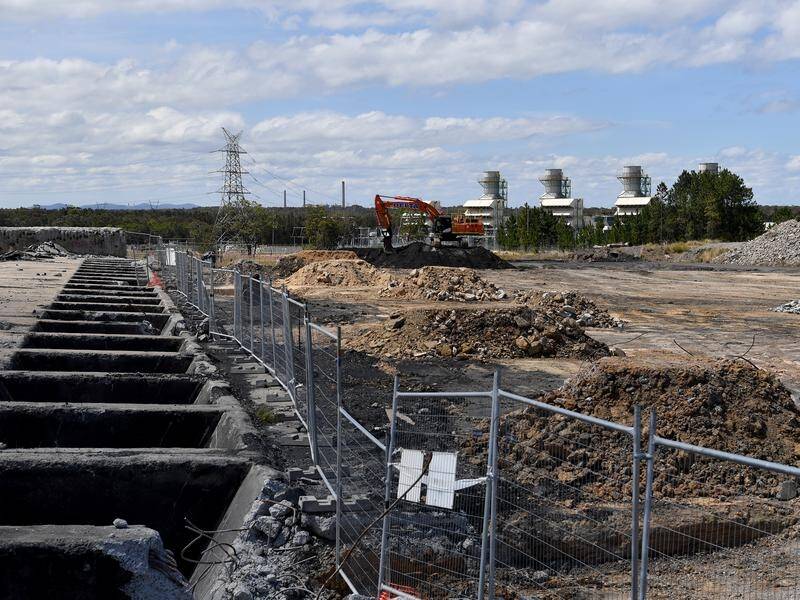 The Waratah Super Battery project site is at the former Munmorah Power Station in Colongra, NSW. (Bianca De Marchi/AAP PHOTOS)