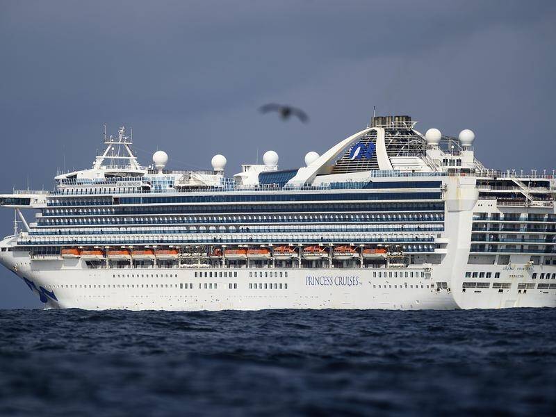 The Grand Princess cruise liner is set to sail into Victoria with a COVID-19 outbreak aboard. (AP PHOTO)