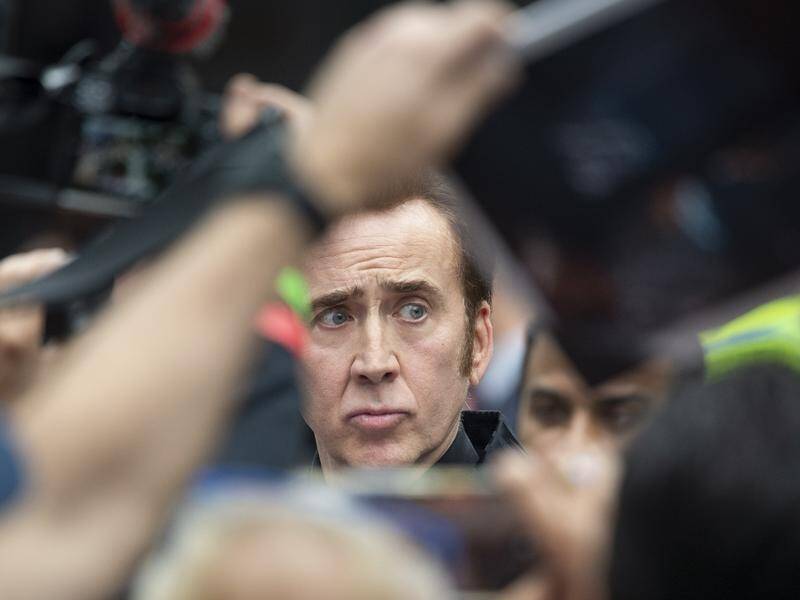 Actor Nicolas Cage is looking to spend more time with his family as his film career winds down. (EPA PHOTO)