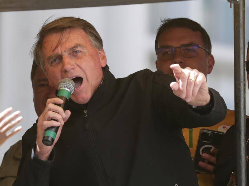 Jair Bolsonaro has insisted without evidence there has been fraud in past Brazilian elections. (EPA PHOTO)