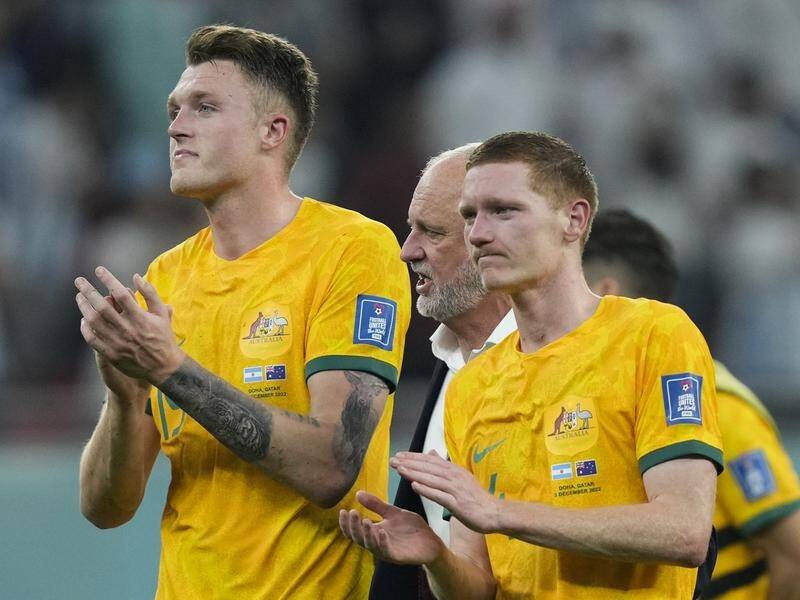 The Socceroos are hoping their World Cup run can inspire more young Australians to take up the game. (AP PHOTO)