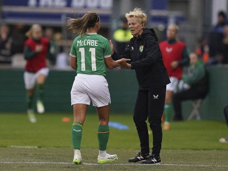 Katie McCabe suffered an injury and was taken off against France just weeks before the World Cup. (AP PHOTO)