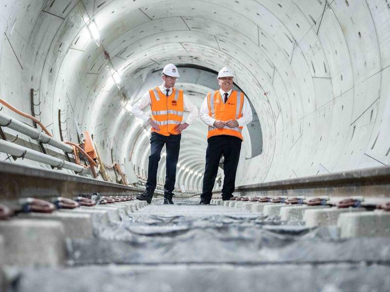 Sydney Metro West has been plagued by construction delays and cost blowouts. (James Gourley/AAP PHOTOS)