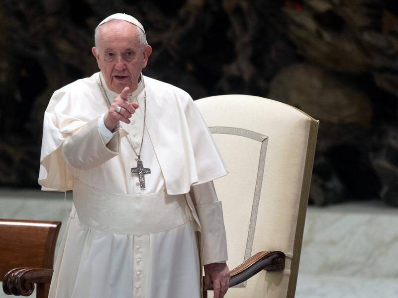 Pope Francis says he has a "great pain in my heart" because of the worsening situation in Ukraine.