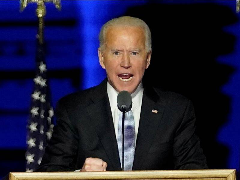 US president-elect Joe Biden has promised unity and healing during his acceptance speech.