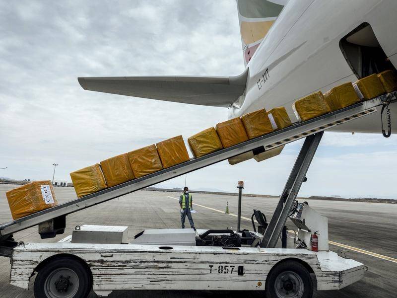 Chinese billionaire Jack Ma's foundation has sent a cargo plane with medical supplies to Ethiopia.