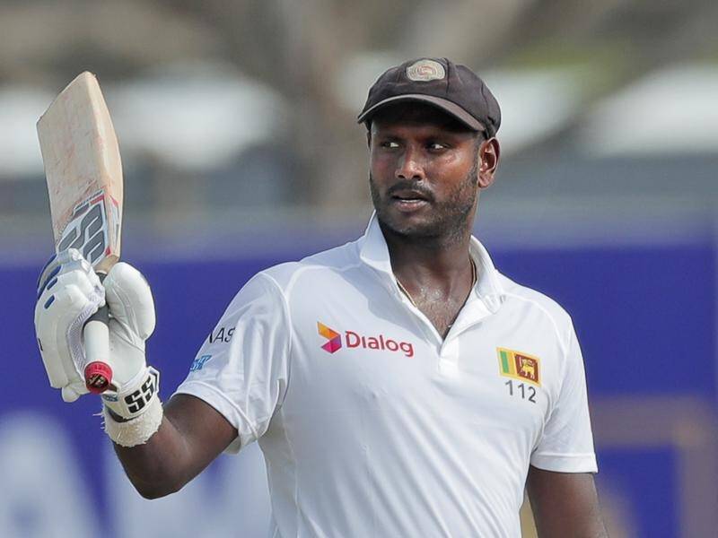 Sri Lanka's Angelo Mathews followed his 199 with 145no in the second Test against Bangladesh.