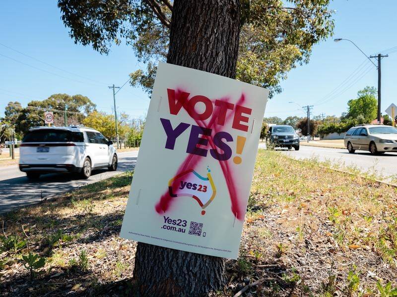 The 'no' vote had a clear majority in regional Australia at the Indigenous voice referendum. (Richard Wainwright/AAP PHOTOS)