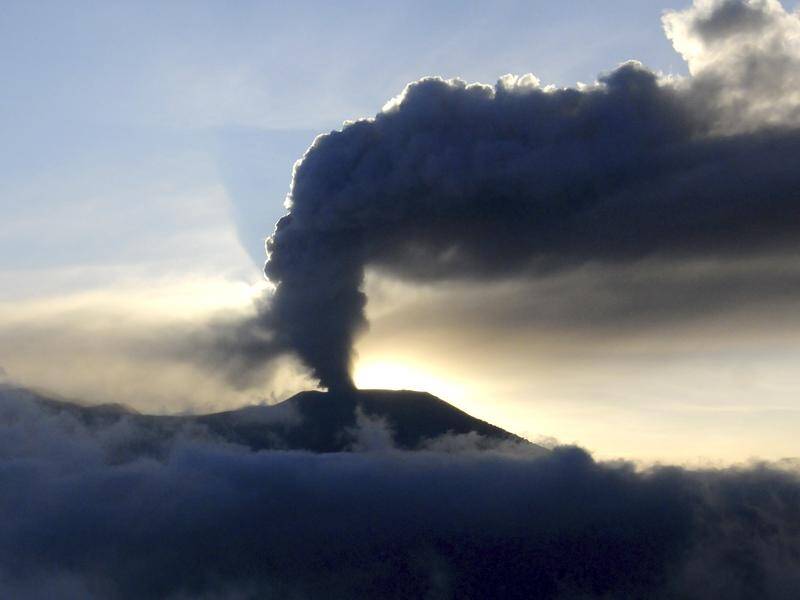 More bodies have been found after Indonesia's Mount Marapi erupted for a second day. (AP PHOTO)