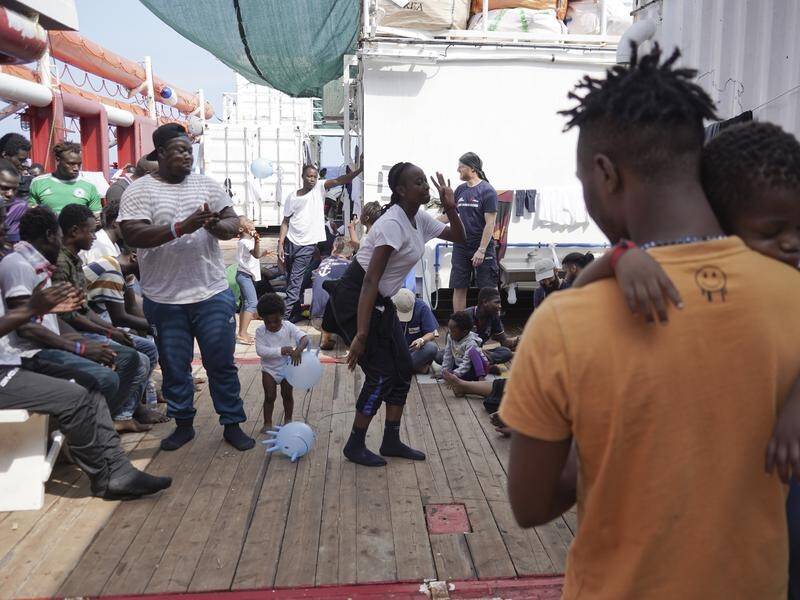 Italy will take in 182 migrants after they were rescued in the Mediterranean Sea.