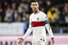 Portugal's Cristiano Ronaldo is the latest celebrity to face charges over cryptocurrency promotion. (EPA PHOTO)