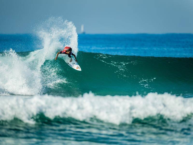 Sally Fitzgibbons is one of three Australians women in the quarter-finals of the Narrabeen Classic.