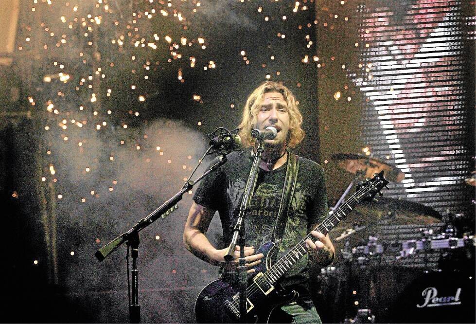 Nickelback perform at the Newcastle Entertainment Centre on May 23,  having not played in the city for almost 10 years.  Picture: Glenn McCurtayne