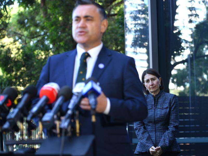 STARED DOWN: NSW Nationals leader John Barilaro withdrew a threat to have his MPs abstain from voting on government legislation after an ultimatum from the premier.