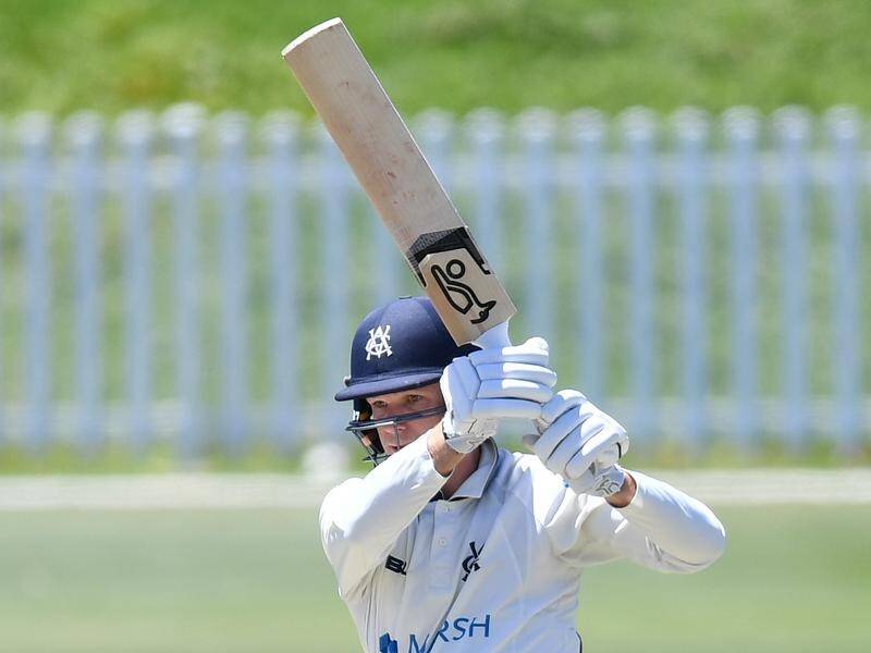 A Peter Handscomb century has led Victoria to a 21-run Marsh Cup victory over South Australia.