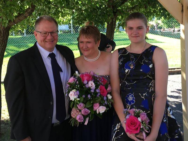 Gavin Dallow and his stepdaughter Zoe Hosking (R) are among Australians killed in the NZ volcano.