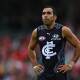 Eddie Betts has written about two concerning encounters with police during his career. (Joel Carrett/AAP PHOTOS)