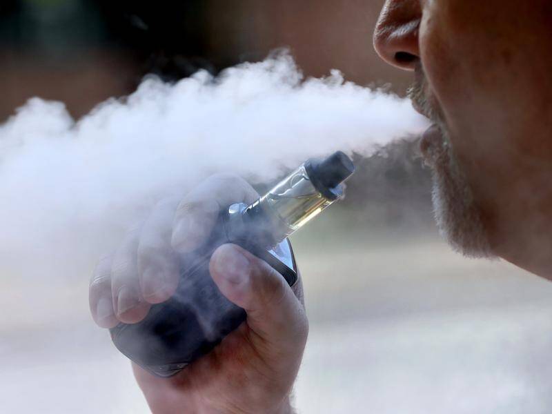 More Australians agree that e-cigarettes are highly addictive, the reports shows. (AP PHOTO)