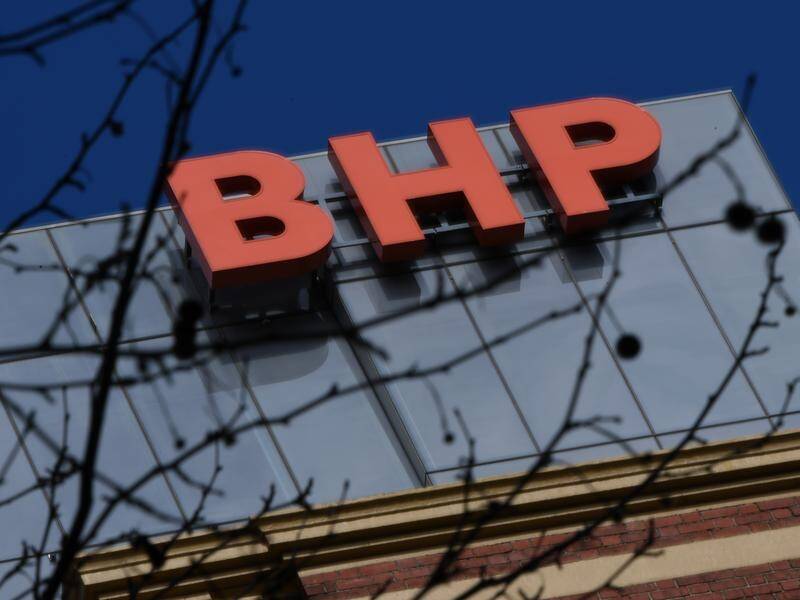BHP remains positive on the demand outlook as China opens up. (James Ross/AAP PHOTOS)