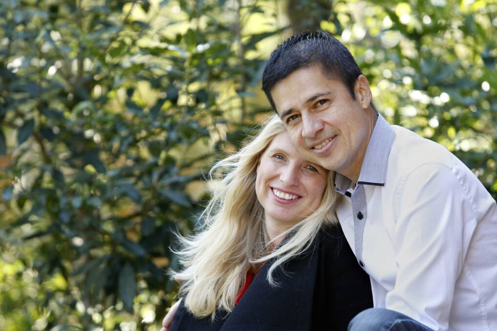 Carolyn Martinez, author of Finding Love, is happily married to Saul. Picture: Max Mason-Hubers