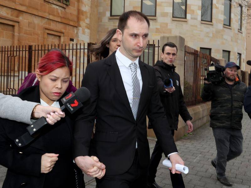 Alexander Campbell has ben acquitted of dangerous driving over a crash that killed a girl. (Kelly Barnes/AAP PHOTOS)