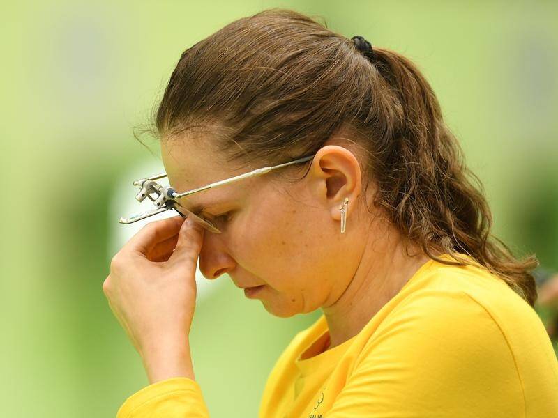 Elena Galiabovitch is up against India's teen prodigy in the 10m Air Pistol final of the Games.