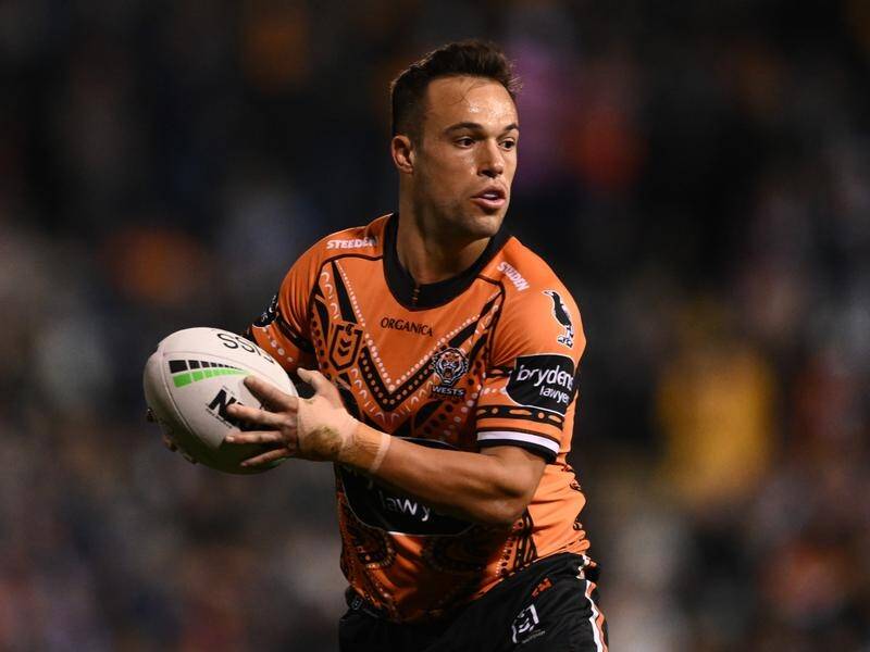 An injury to Luke Brooks has many questioning his future at the Wests Tigers. (James Gourley/AAP PHOTOS)