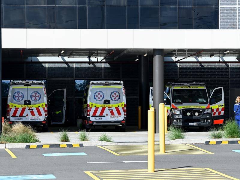 The paramedics union says crews have been stuck waiting hours with COVID-19 patients in ambulances.