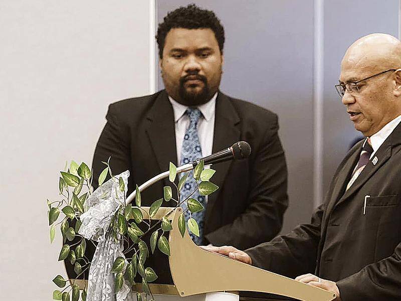 New Tuvalu leader Feleti Teo, says the pact with Australia may encroach on the island's sovereignty. (AP PHOTO)