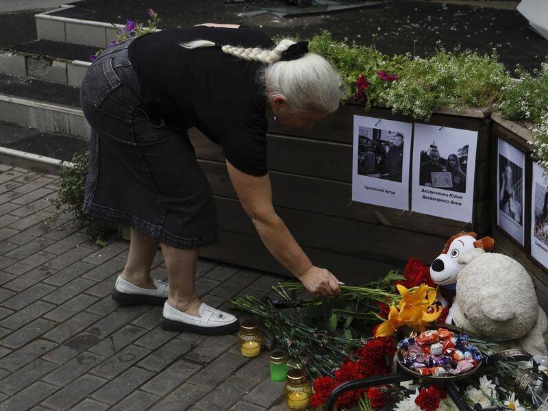 Writer and war crimes researcher Victoria Amelina was among 13 victims at the Kramatorsk restaurant. (AP PHOTO)