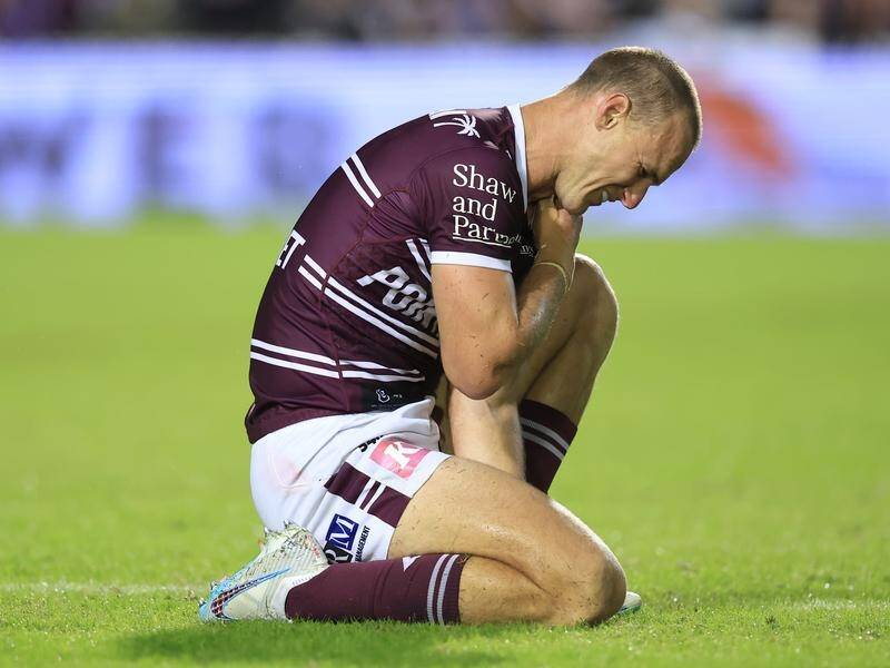 Daly Cherry-Evans has sympathy for tacklers despite taking late hits in Manly's win over the Storm. (Mark Evans/AAP PHOTOS)
