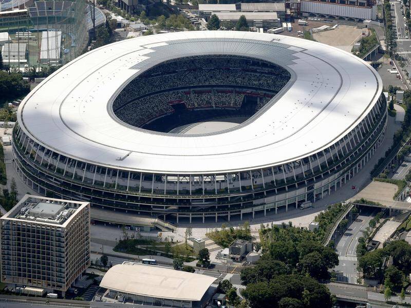 The National Stadium in Tokyo will host the Olympics opening ceremony.