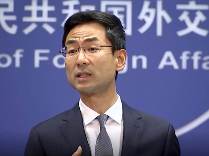 A Chinese Foreign Ministry spokesman has criticised US for aggravating tension in the Middle East.