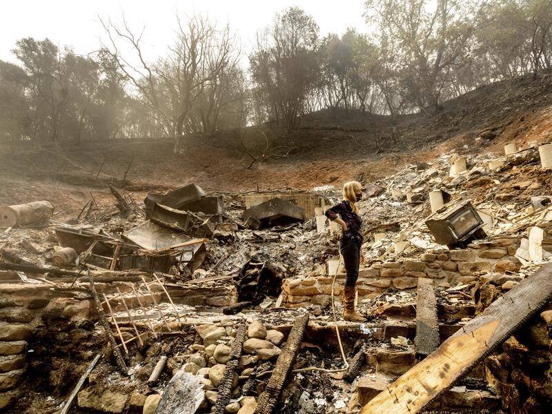 Hundreds of wildfires in California have caused six deaths, and burnt out 500 homes.