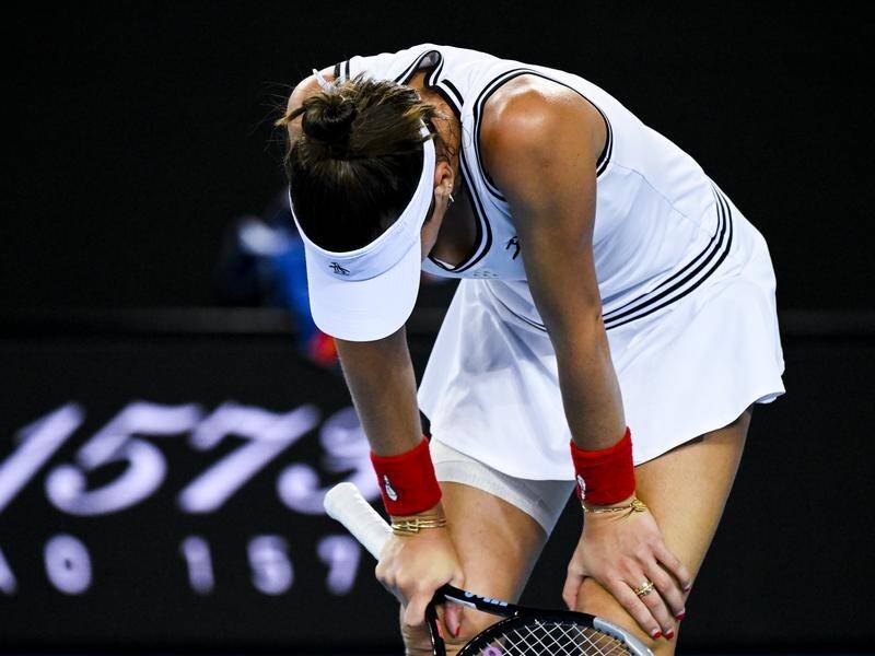 Ajla Tomljanovic is out of the Australian Open after losing in the first round to Paula Badosa.
