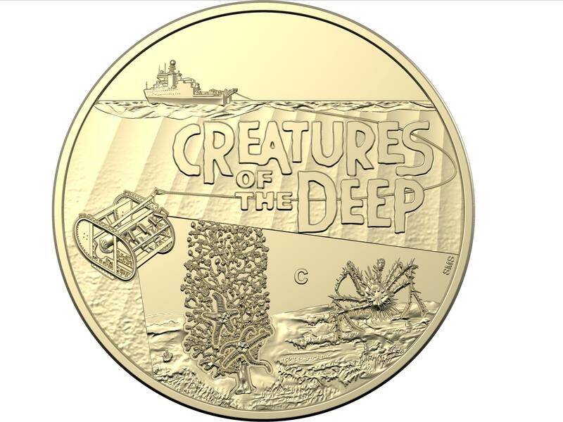 Australia's weird and wonderful deep sea creatures will feature on the first pressed coins of 2023. (THE ROYAL AUSTRALIAN MINT)