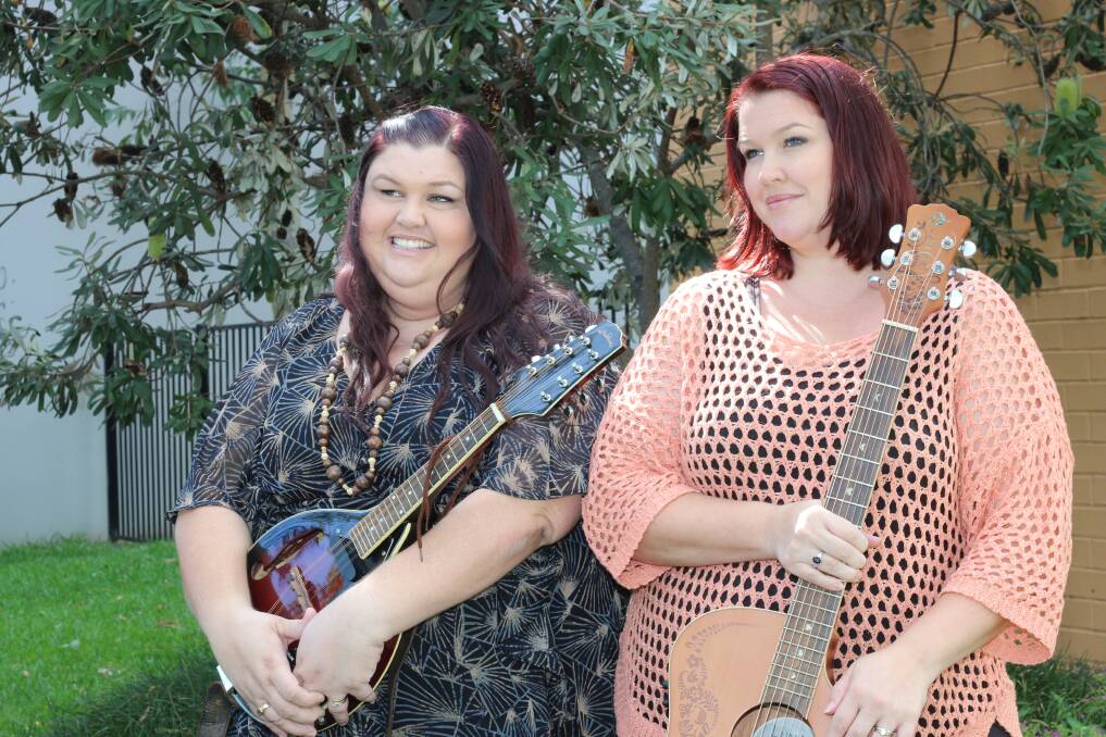 The Rough Diamonds. The country music act, and sisters, Cec van der Kamp, left, and Em Palmer, pictured in their home town, Morisset. March 6, 2015. Picture by David Stewart